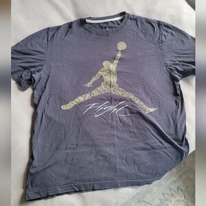Faded Jordan Black T-Shirt Large